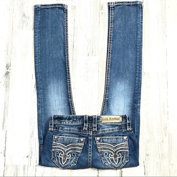 Rock Revival Tali Straight Leg Jeans 